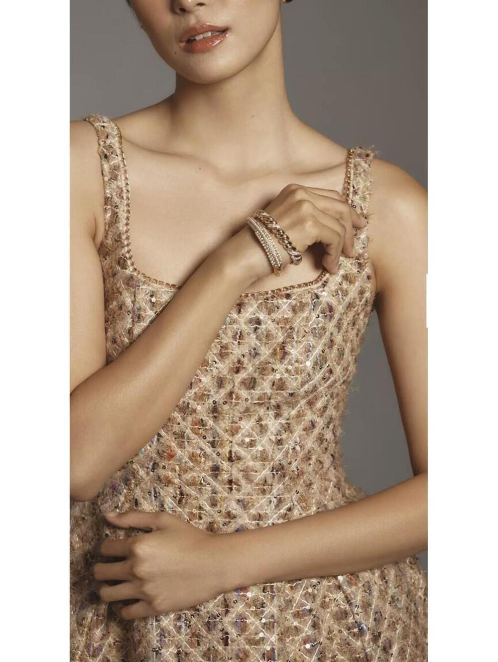 Anthropologie - Maeve Tweed Fit & Flare Mini dress - Picture 9 of 9